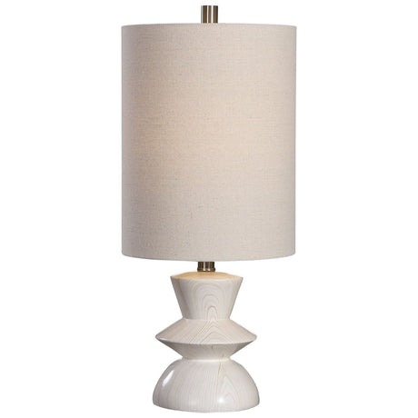 Uttermost Stevens Bleached Wood Buffet Lamp - Home Elegance USA