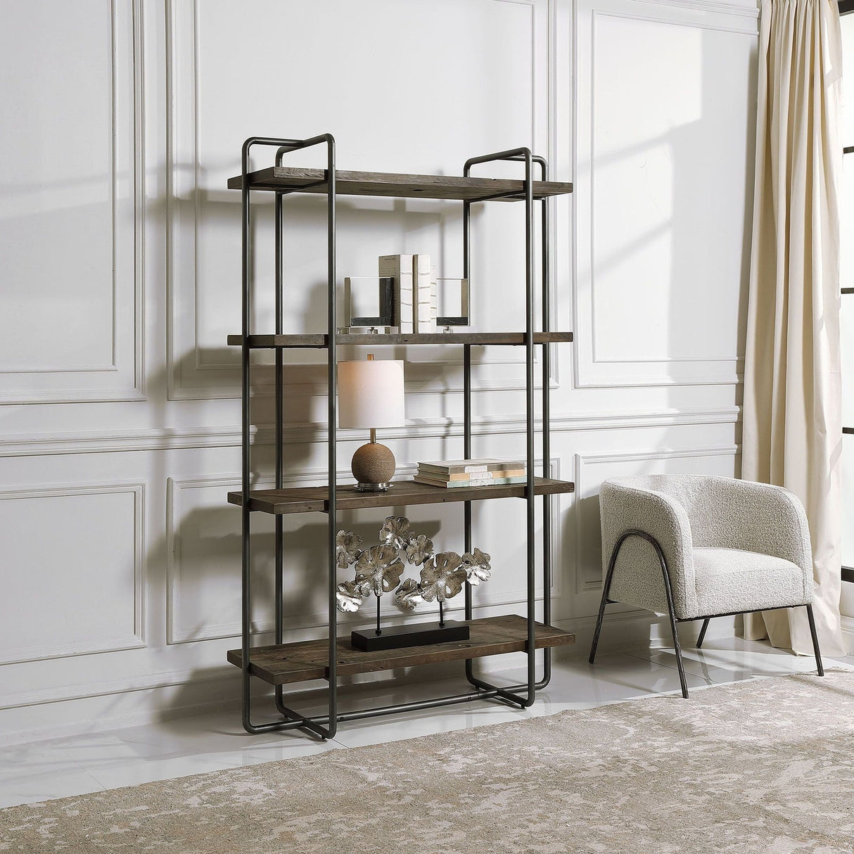 Uttermost Stilo Urban Industrial Etagere - Home Elegance USA
