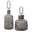 Uttermost Storm Art Glass Bottles - Set Of 2 - Home Elegance USA