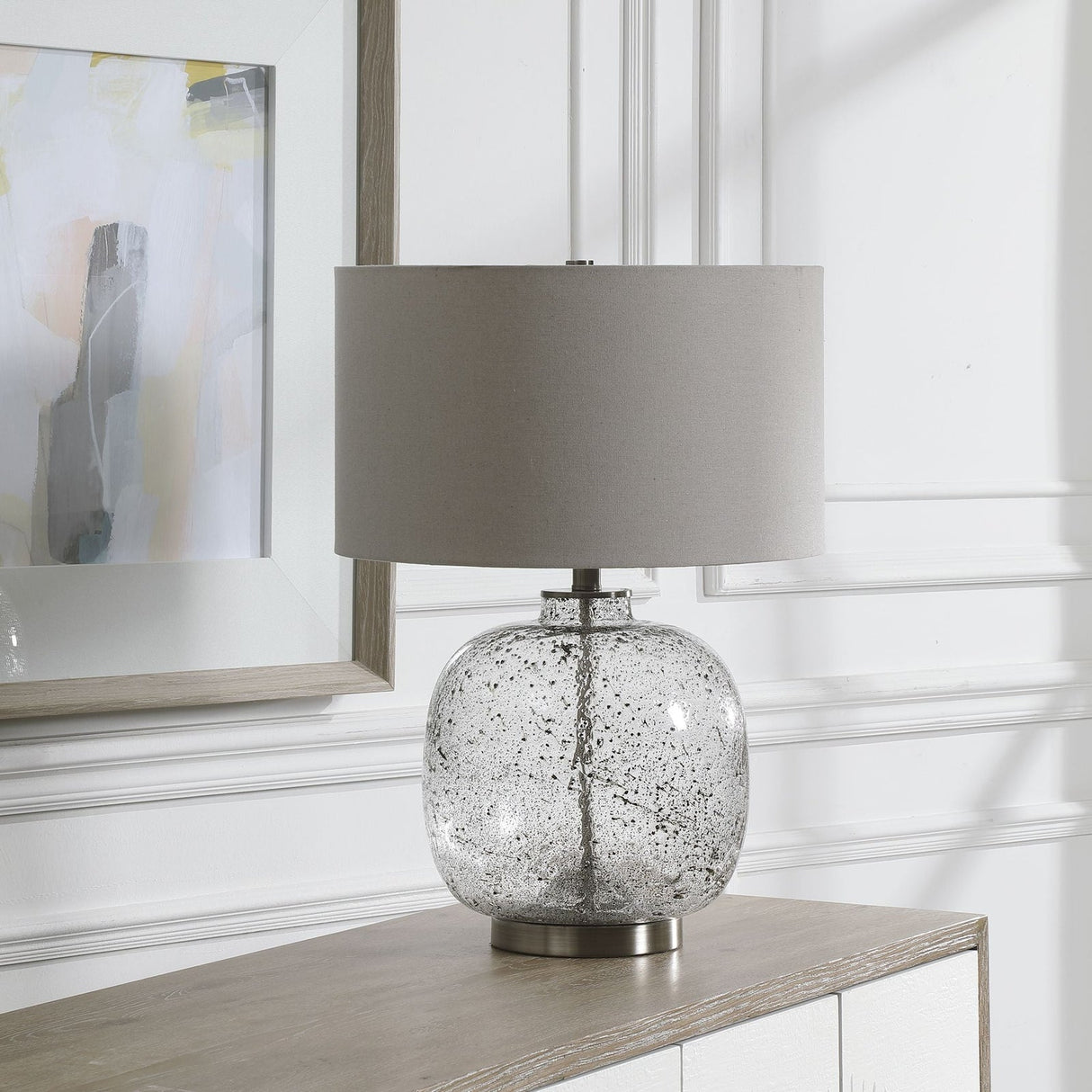 Uttermost Storm Glass Table Lamp - Home Elegance USA