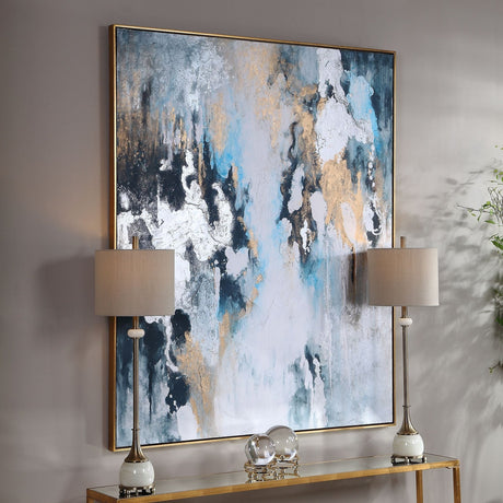 Uttermost Stormy Seas Hand Painted Canvas - Home Elegance USA
