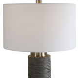 Uttermost Strathmore Stone Gray Table Lamp - Home Elegance USA