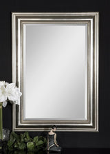 Uttermost Stuart Silver Beaded Mirror - Home Elegance USA