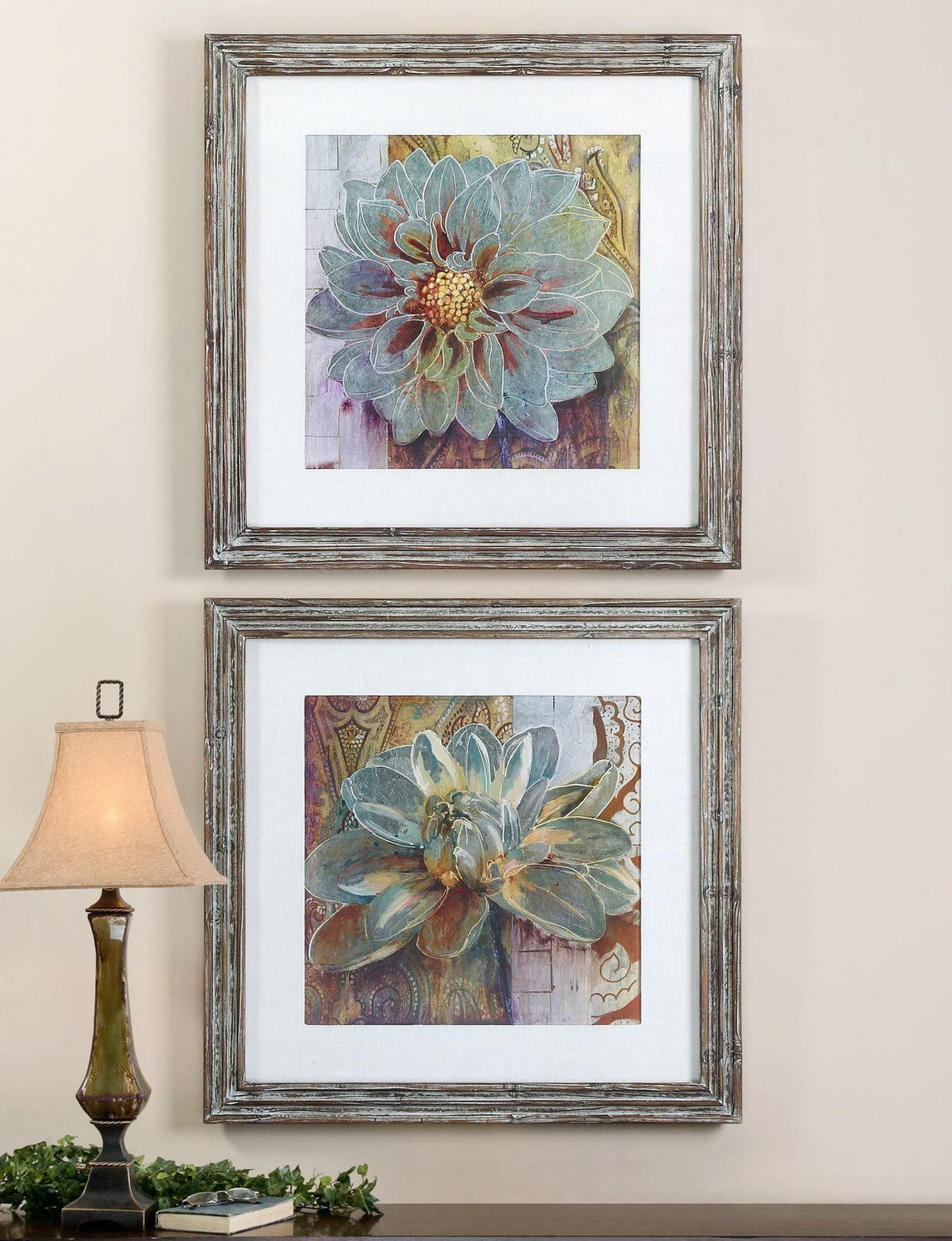Uttermost Sublime Truth Floral Art - Set Of 2 - Home Elegance USA