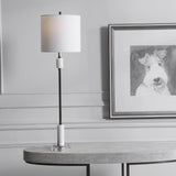 Uttermost Sussex Nickel Buffet Lamp - Home Elegance USA