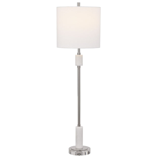 Uttermost Sussex Nickel Buffet Lamp - Home Elegance USA