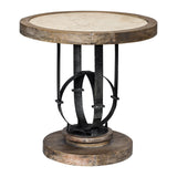 Uttermost Sydney Light Oak Side Table - Home Elegance USA