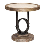 Uttermost Sydney Light Oak Side Table - Home Elegance USA