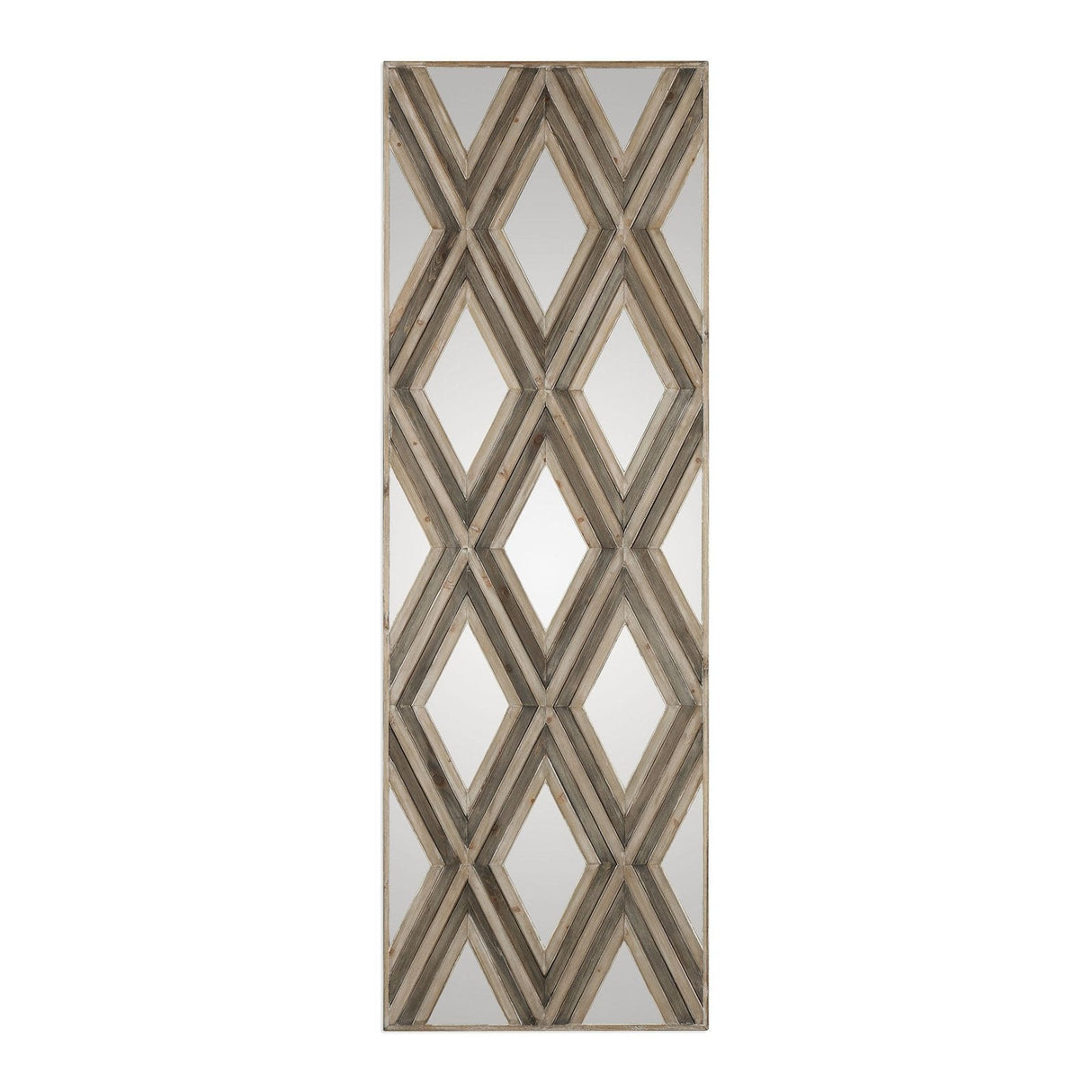 Uttermost Tahira Geometric Argyle Pattern Wall Mirror - Home Elegance USA