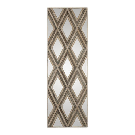 Uttermost Tahira Geometric Argyle Pattern Wall Mirror - Home Elegance USA