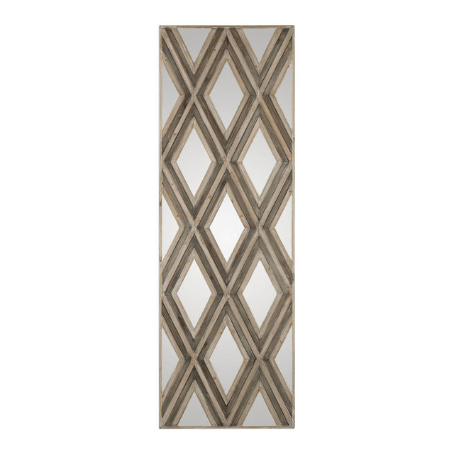 Uttermost Tahira Geometric Argyle Pattern Wall Mirror - Home Elegance USA