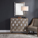 Uttermost Tahira Mirrored Accent Cabinet - Home Elegance USA