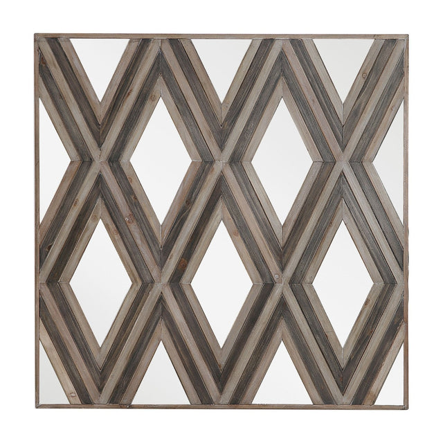 Uttermost Tahira Tahira Geometric Square Wall Mirror - Home Elegance USA