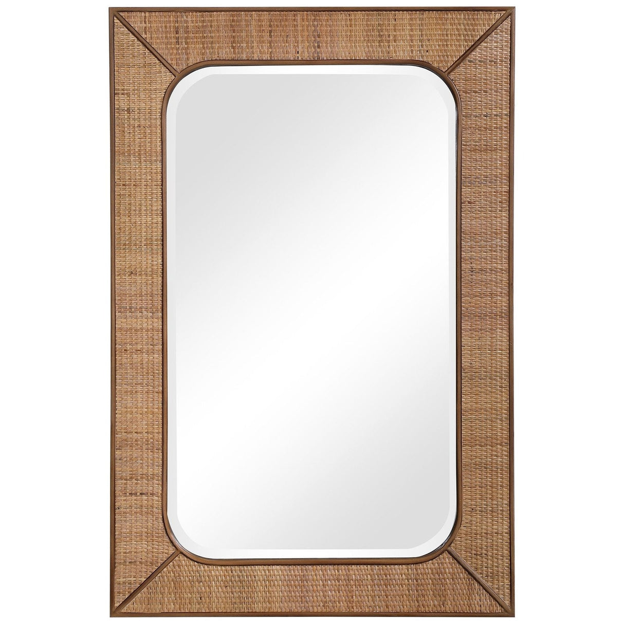 Uttermost Tahiti Rattan Mirror - Home Elegance USA