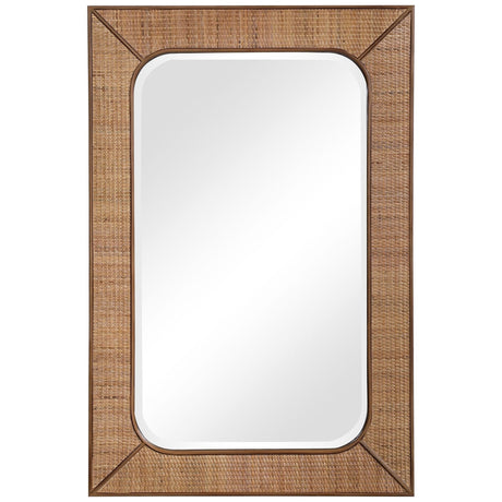 Uttermost Tahiti Rattan Mirror - Home Elegance USA