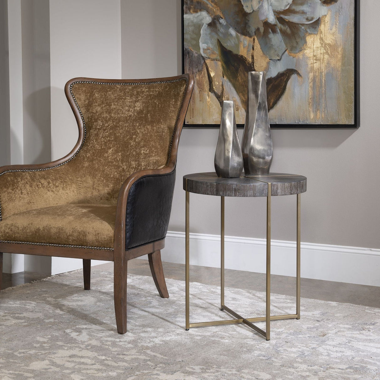 Uttermost Taja Round Accent Table - Home Elegance USA