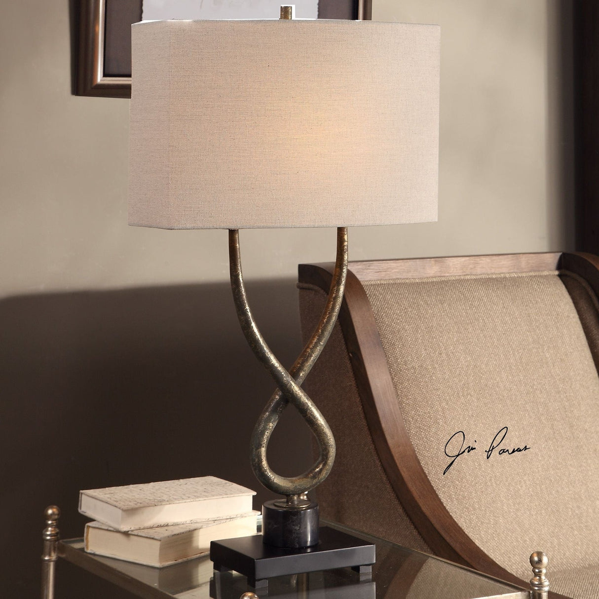 Uttermost Talema Aged Silver Lamp - Home Elegance USA