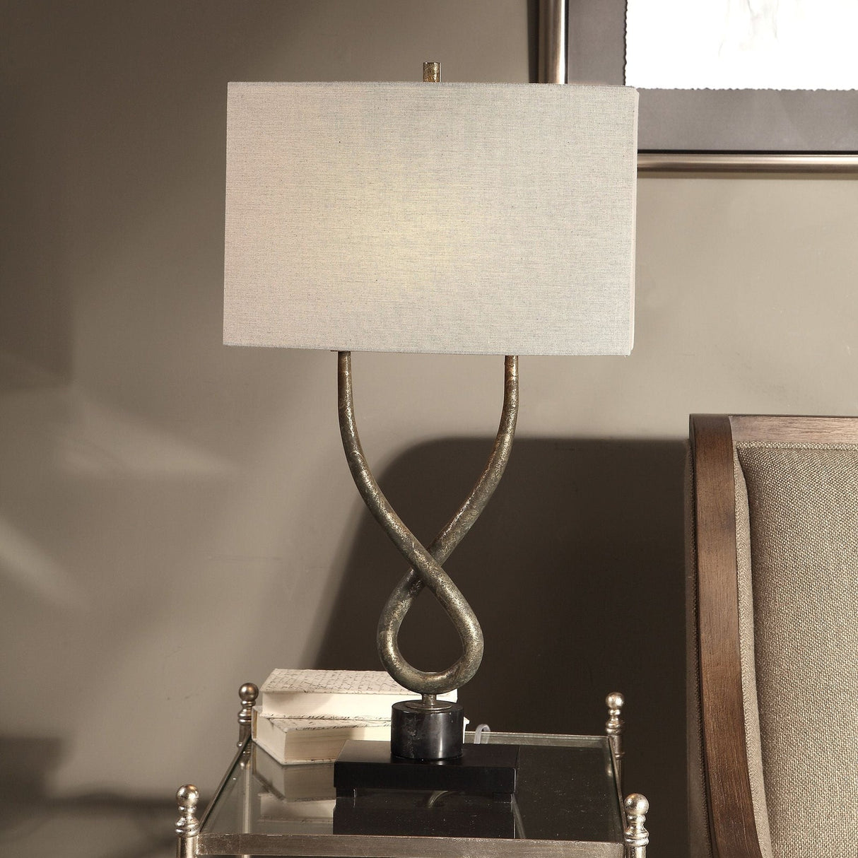 Uttermost Talema Aged Silver Lamp - Home Elegance USA