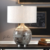 Uttermost Tamula Distressed Ivory Table Lamp - Home Elegance USA