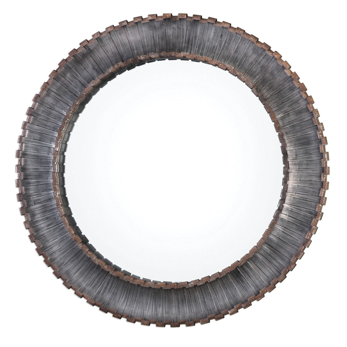 Uttermost Tanaina Silver Round Mirror - Home Elegance USA