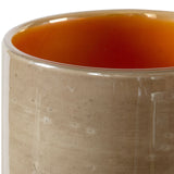 Uttermost Tangelo Beige Orange Vases - Set Of 2 - Home Elegance USA