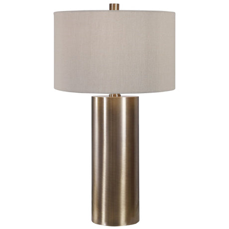 Uttermost Taria Brushed Brass Table Lamp - Home Elegance USA