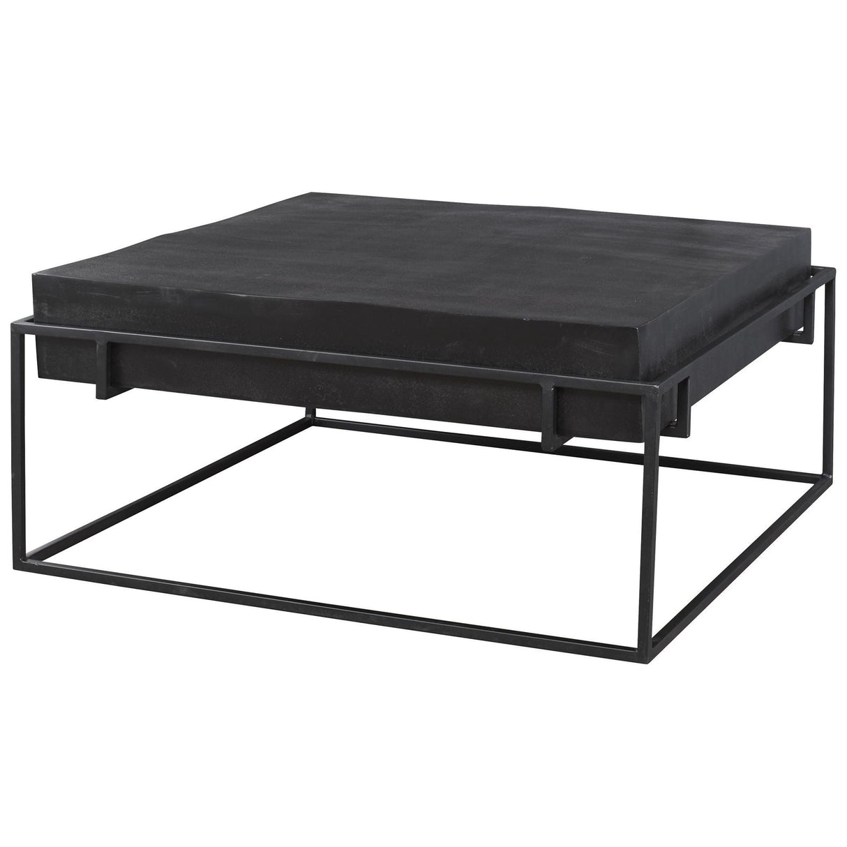 Uttermost Telone Modern Black Coffee Table - Home Elegance USA