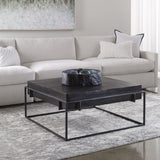 Uttermost Telone Modern Black Coffee Table - Home Elegance USA