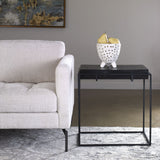 Uttermost Telone Modern Black Side Table - Home Elegance USA