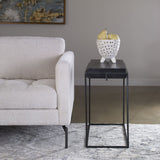 Uttermost Telone Modern Black Side Table - Home Elegance USA