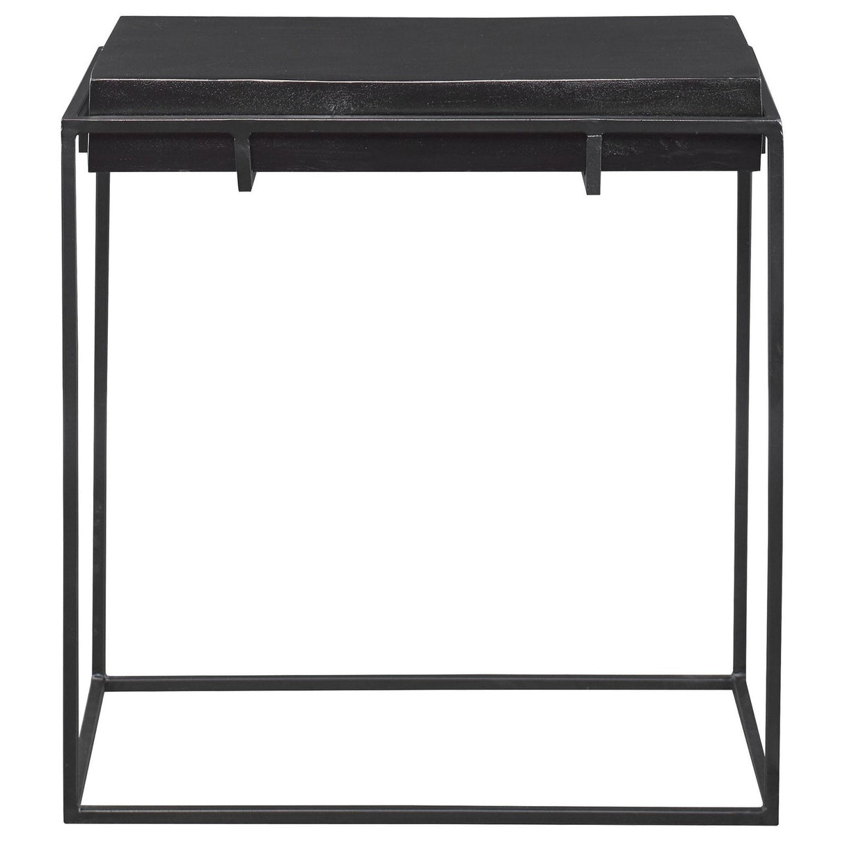 Uttermost Telone Modern Black Side Table - Home Elegance USA