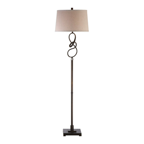 Uttermost Tenley Twisted Bronze Floor Lamp - Home Elegance USA