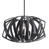 Uttermost Thales Black Geometric 3 Light Pendant - Home Elegance USA