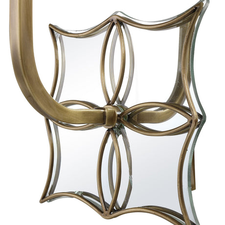 Uttermost Theodora Brass 1 Light Sconce - Home Elegance USA