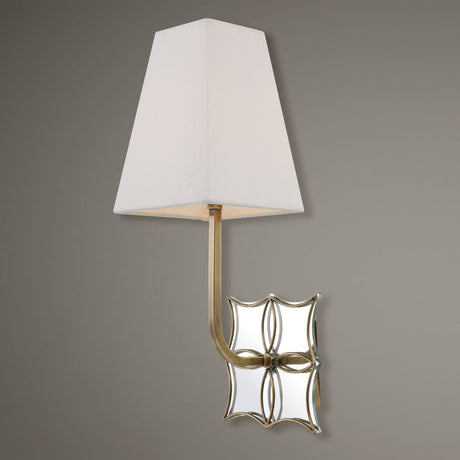 Uttermost Theodora Brass 1 Light Sconce - Home Elegance USA