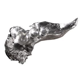 Uttermost Three Peas In A Pod Metallic Sculpture - Home Elegance USA