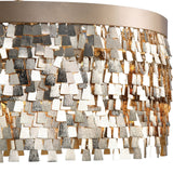 Uttermost Tillie 3 Light Textured Gold Pendant - Home Elegance USA