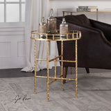 Uttermost Tilly Bright Gold Accent Table - Home Elegance USA