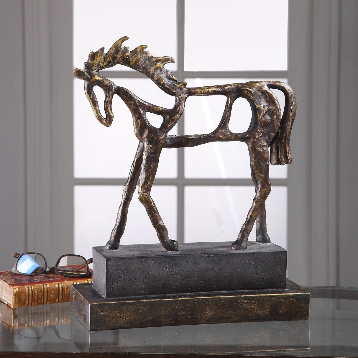 Uttermost Titan Horse Sculpture - Home Elegance USA