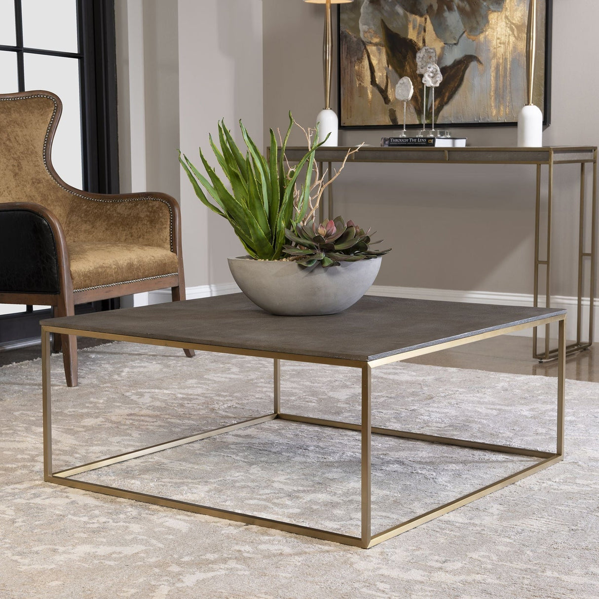 Uttermost Trebon Modern Coffee Table - Home Elegance USA