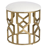Uttermost Trellis Geometric Accent Stool - Home Elegance USA