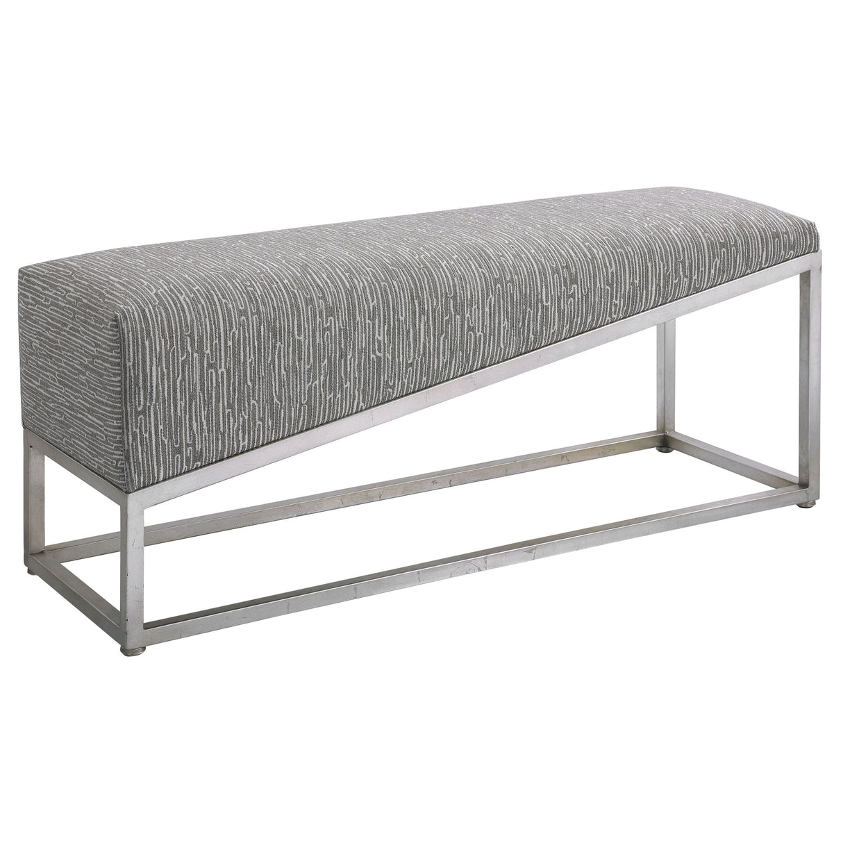 Uttermost Uphill Climb Geometric Bench - Home Elegance USA