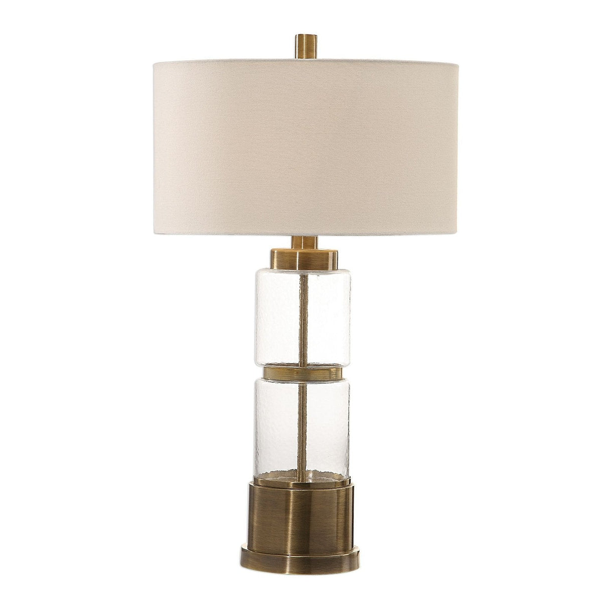 Uttermost Vaiga Glass Column Lamp - Home Elegance USA