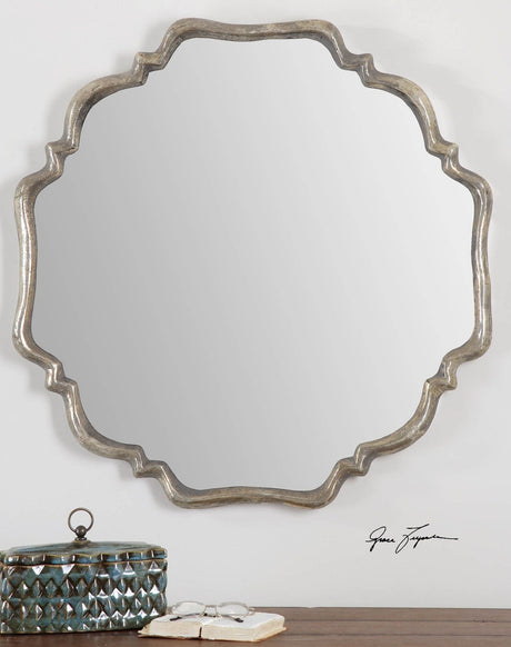 Uttermost Valentia Silver Mirror - Home Elegance USA