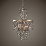 Uttermost Valka 6 Light Crystal Chandelier - Home Elegance USA