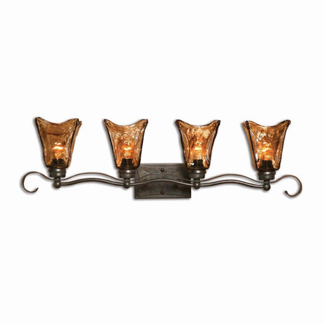 Uttermost Vetraio 4 Light Bronze Vanity Strip - Home Elegance USA