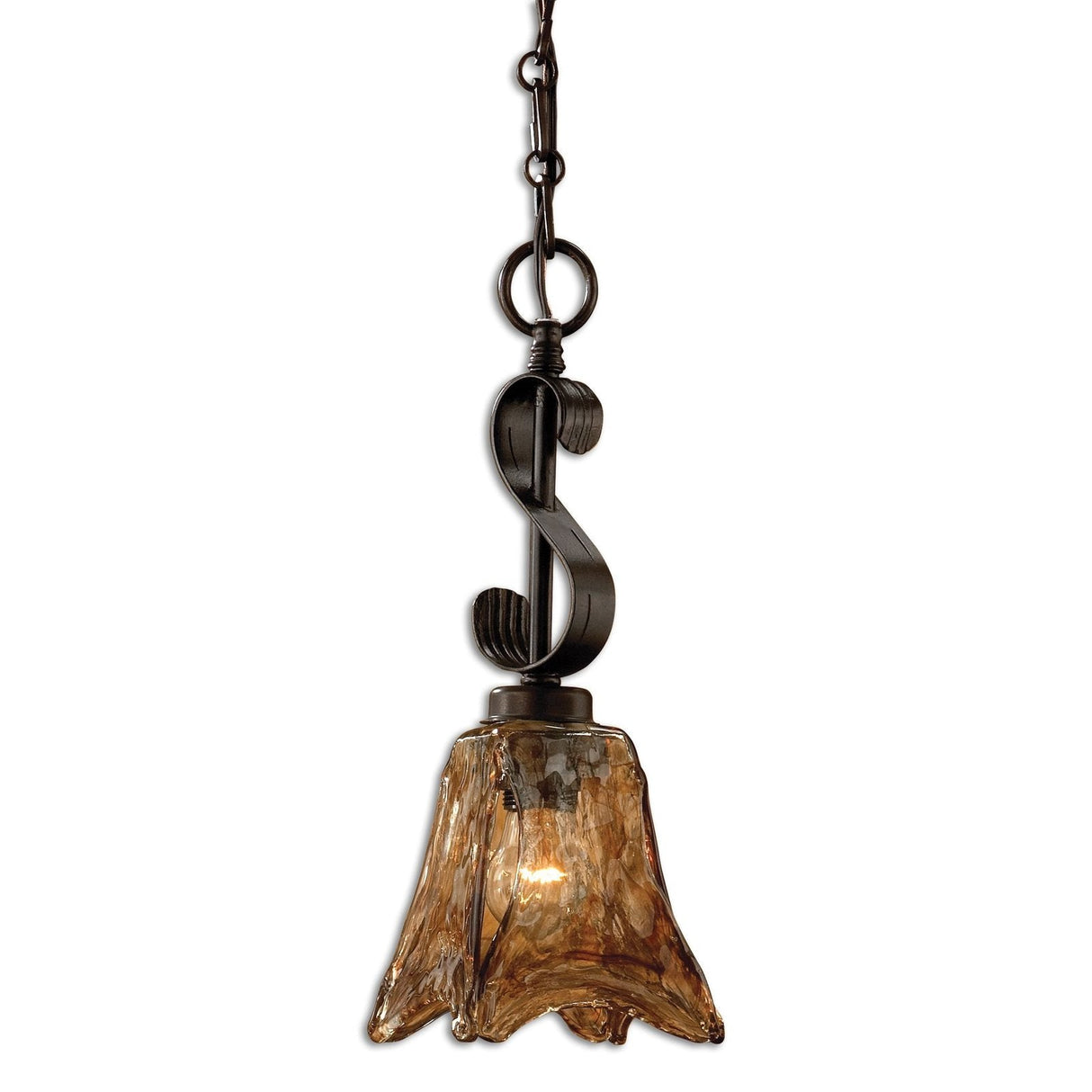 Uttermost Vetraio Mini Oil Rubbed Bronze Pendant - Home Elegance USA