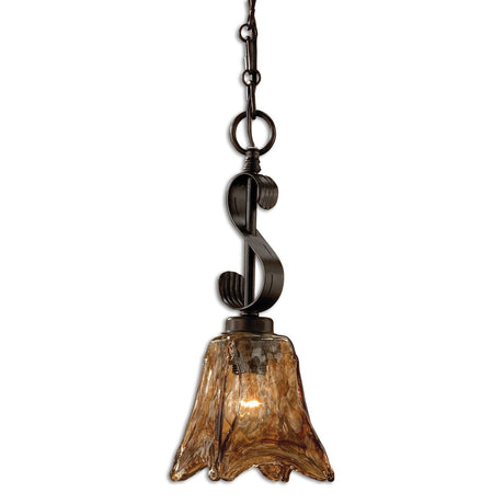 Uttermost Vetraio Mini Oil Rubbed Bronze Pendant - Home Elegance USA