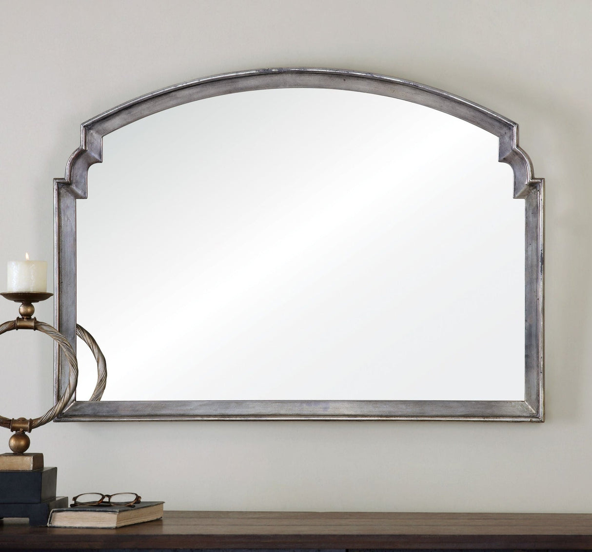 Uttermost Via Della Silver Mirror - Home Elegance USA