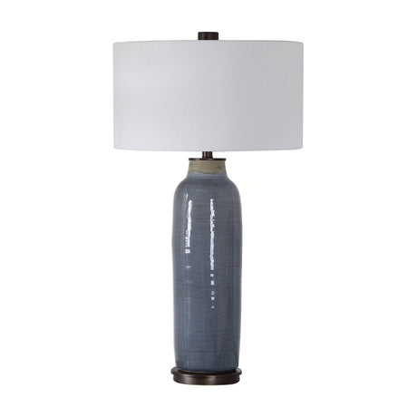 Uttermost Vicente Slate Blue Table Lamp - Home Elegance USA